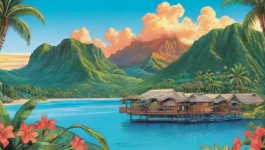 Bora Bora es un paraíso tropical con aguas cristalinas